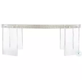 Pearle Clear And Natural Cocktail Table