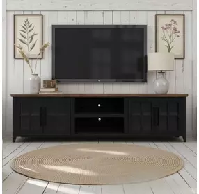 Providence Black and Bourbon 96" TV Stand