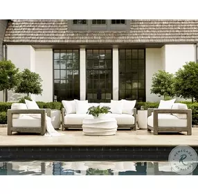 Trapani Natural Outdoor Side Table