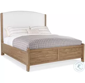 Vineyard Row Beige And Sonoma Upholstered Panel Bedroom Set