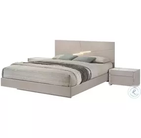 Pearl Matte Taupe Panel Bedroom Set