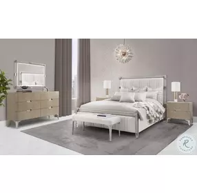 Skyline Ash Gray Bed Bench