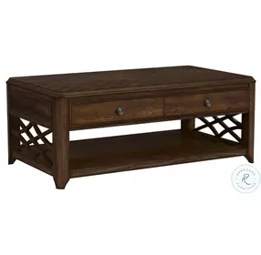 Stark Cherry Occasional Table Set