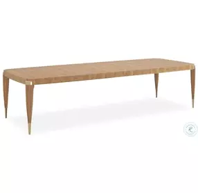 All Trimmed Out Toasted Sycamore Extendable Dining Table