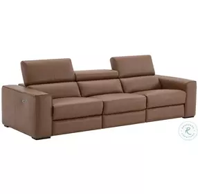 Picasso Caramel Leather Motion Living Room Set