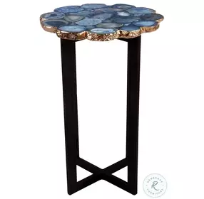 Azul Blue Accent Table