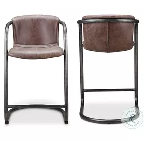 Freeman Brown Counter Height Stool Set Of 2