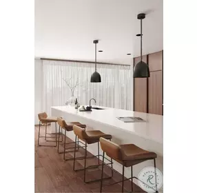 Starlet Brown Counter Height Stool Set Of 2