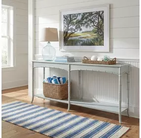 Charleston Haint Blue Console Table