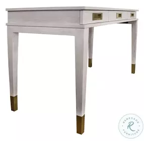 Plato Cerused Oak 3 Drawers Desk