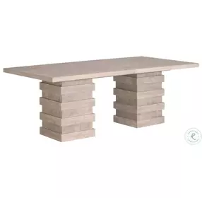 Plaza Natural Gray Acacia Extendable Dining Room Set