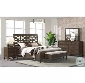 Preston Weathered Vintage Oak Floor Mirror