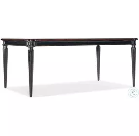 Charleston Black 118" Extendable Dining Room Set