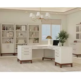 Pomona Soft White Open Bookcase