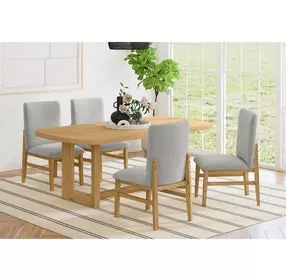 Canal Natural 78" Rectangular Dining Table