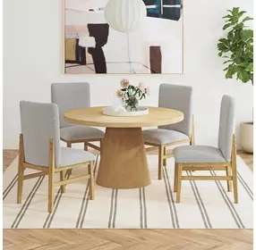 Canal Gray Upholstered Dining Side Chair Set of 2