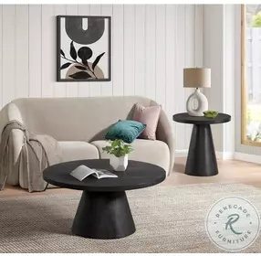 Canal Black End Table