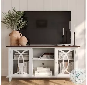 Presby White 60" Console