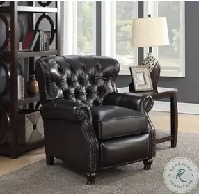 Presidential Stetson Coffee Leather Recliner