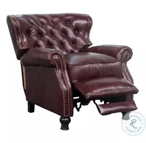 Presidential Wenlock Fudge Leather Recliner