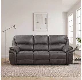 Proctor Gray Double 90" Power Reclining Sofa