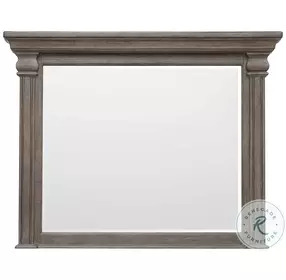 Madison Ridge Natural Bark Dresser Mirror