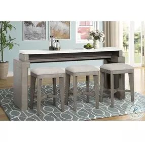 Pure Modern Soft Moonstone Everywhere Console Bar Table