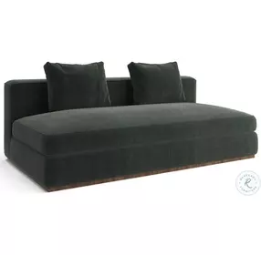 Bello Spruce Green Armless Sofa