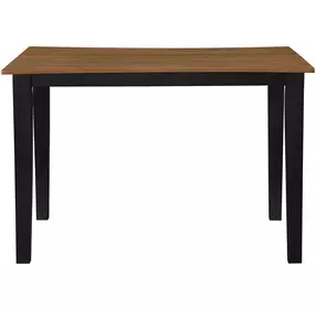 Joplin Black and Brown Extendable Square Counter Height Dining Room Set