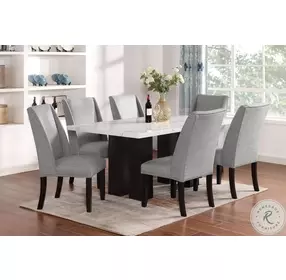 Faust Gray Adjustable Height Dining Table