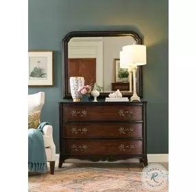 Charleston Black And Brown 3 Drawer Accent Chest