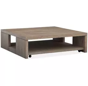 Conway Spiced Brown Square Cocktail Table