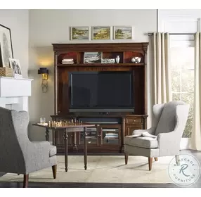 Ashford Heights Traditional Mahogany TV Stand