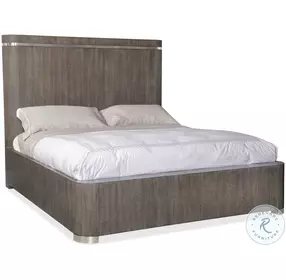 Modern Mood Dark Brown Panel Bedroom Set with Oval Nightstand