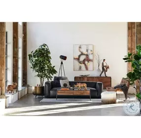 Kettel Brass Accent Table