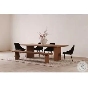 Koshi Sandblasted Amber Oak Bench