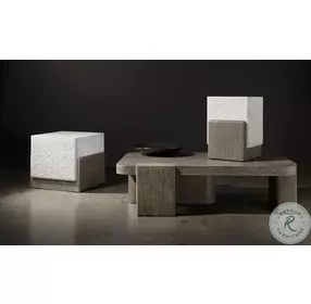 Monolith Millstone And Puma Square Side Table