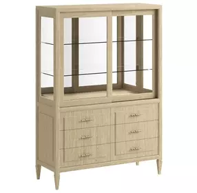 Eave Sundrenched 6 Drawer Oak China Cabinet