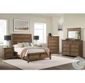 Forge Weathered Chestnut 6 Drawer Standard Chest