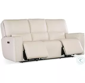 Miles Gray Leather Zero Gravity Power Reclining Sofa With Power Headrest