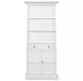R244-79 Cortina White Bookcase