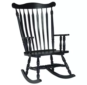 Home Accents Antique Black Colonial Rocker