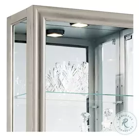 21455 Platinum 4 Shelve Curio Cabinet