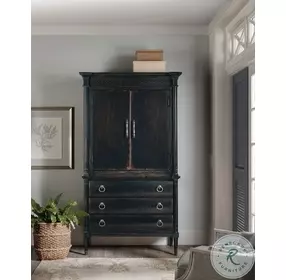 Charleston Black Cherry Armoire