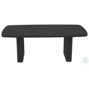 Reba Black Extendable Dining Room Set