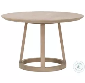 Reeves Smoke Gray Oak Round Dining Table
