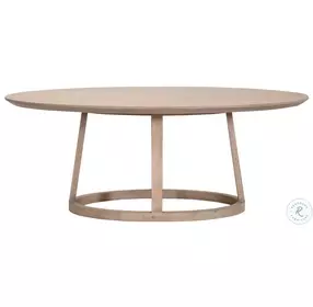 Reeves Smoke Gray Oak Oval Dining Table