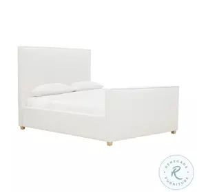 Bristol Park Ivory Upholstered Platform Bedroom Set