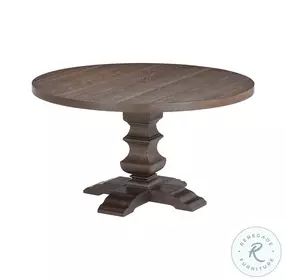 Emerson Dark Brown 54" Round Dining Room Set