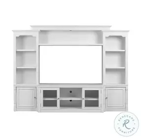 Virginia White Entertainment Center for TVs up to 65"